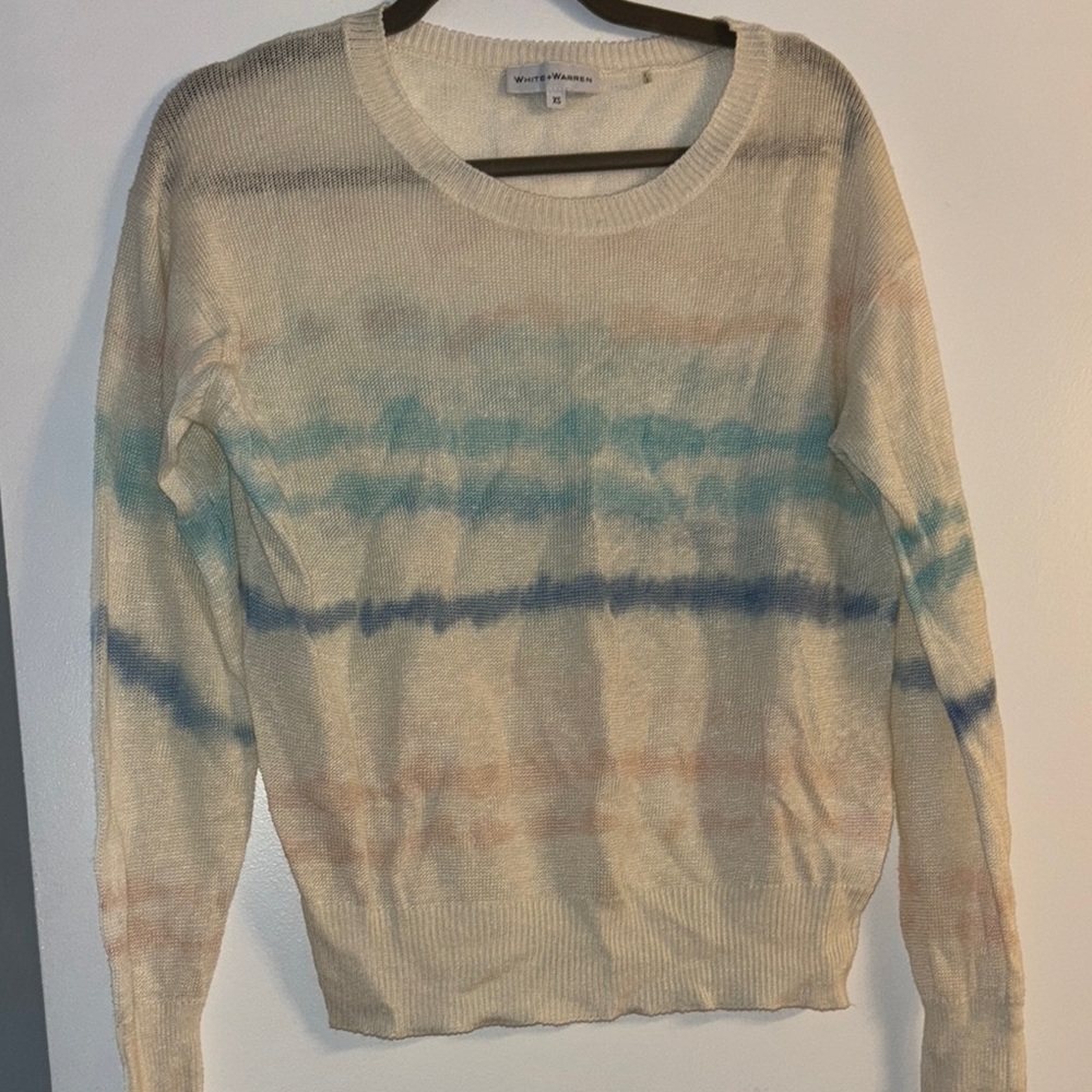 White + Warren Linen Sweater